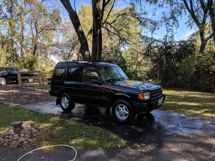 1999 Discovery 1 mud flap installation