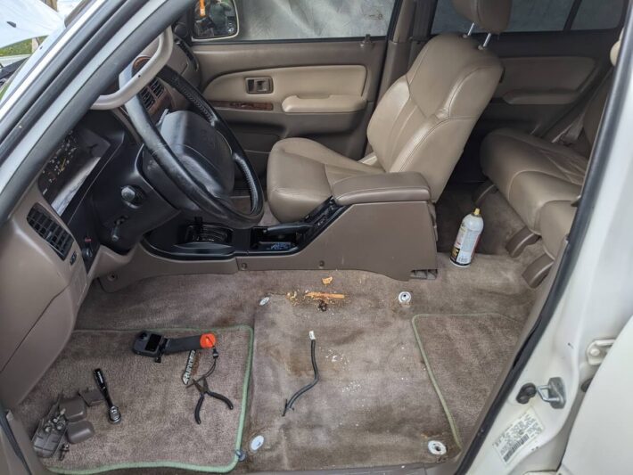 1997 Toyota 4Runner Seat Removal