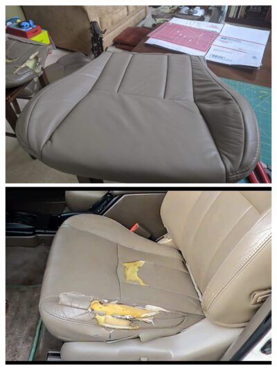 1997 Toyota 4Runner seat leather replacement