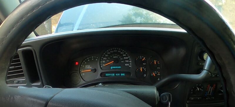 2003 Silverado – Service Airbag Light