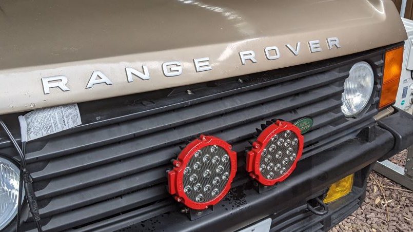 range rover classic hood letter attachment