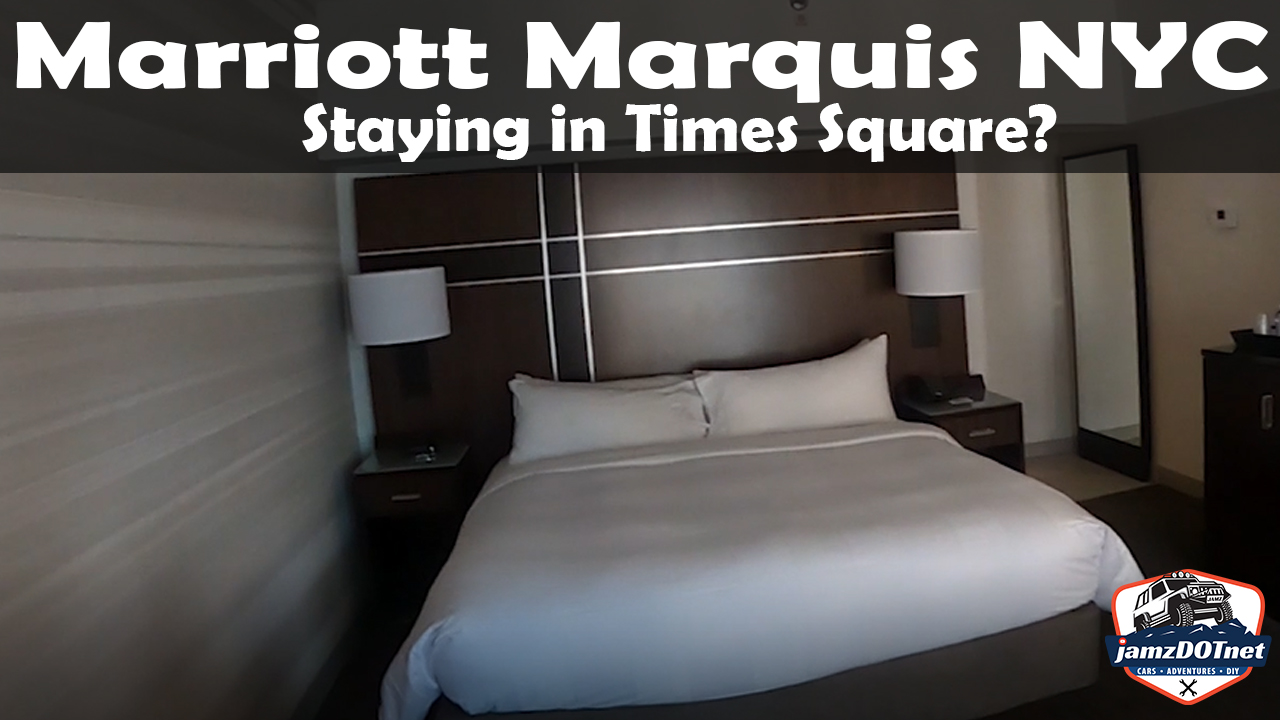 Marriott Marquis in Times Square New York City – room review and walk through to the room