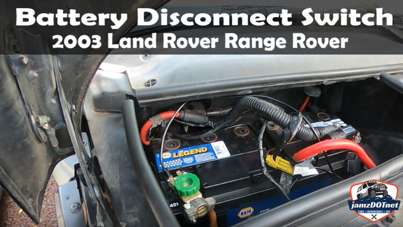 2003 Land Rover Range Rover battery disconnect switch