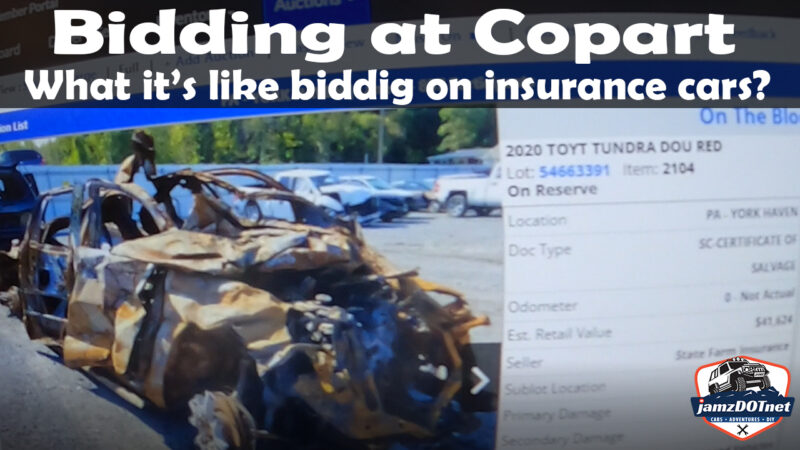 Bidding at a Copart auction