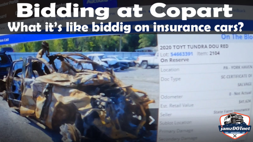 Bidding on Copart cars