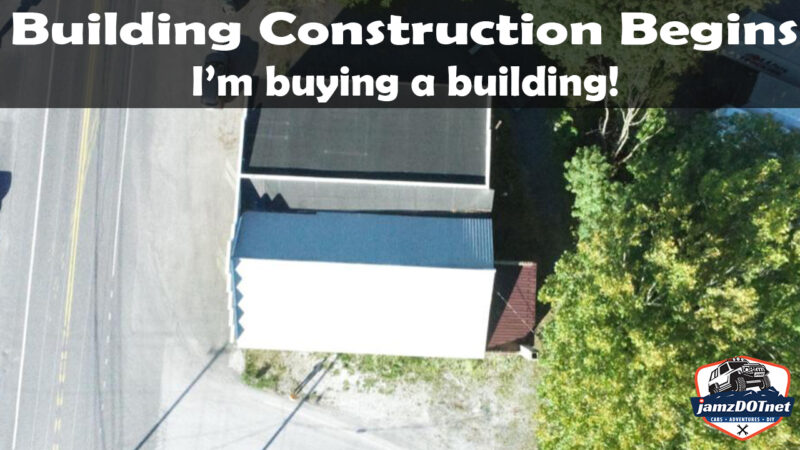 Construction begins at the building – Jason and Jack’s
