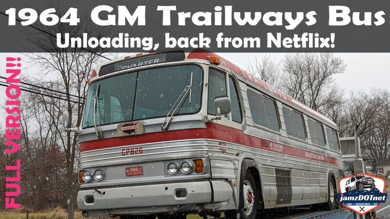 Unloading buses at the AACA Bus Annex – full version