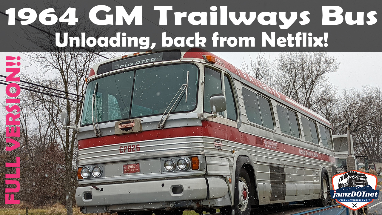 Unloading buses at the AACA Bus Annex – full version