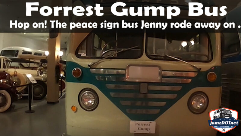 Forrest Gump Peace Sign Bus at the AACA Museum