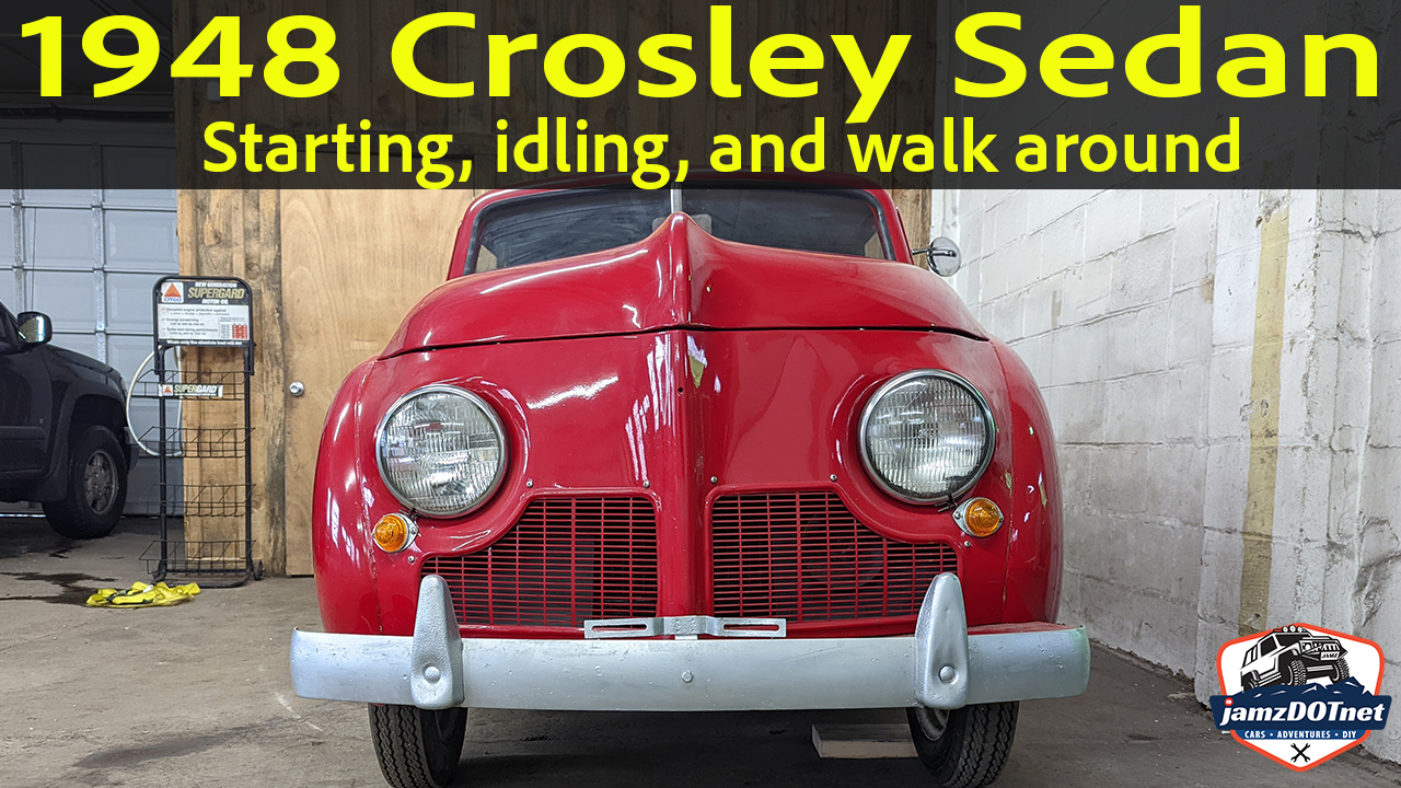 1948 Crosley car running
