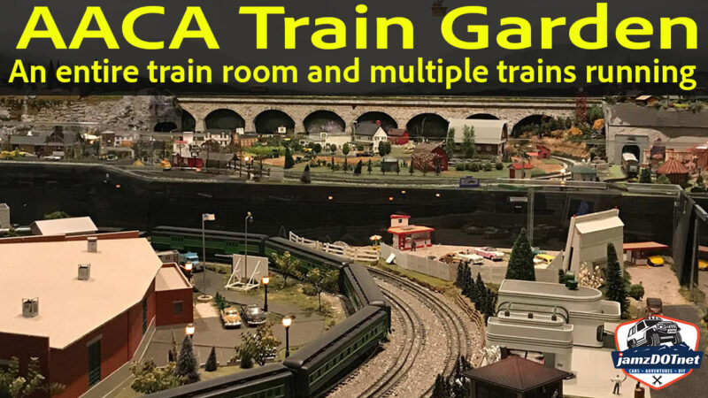 The train garden at the AACA Museum in Hershey, PA