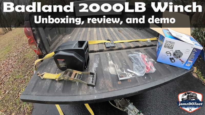 Badland 2000LB Winch – Harbor Freight