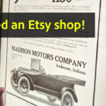 I started an automobilia Etsy shop