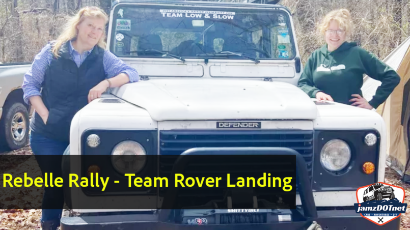 Team Rover Landing at the Rebelle Rally