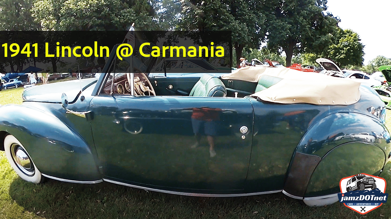 1941 Lincoln Continental Cabriolet at AACA Carmania