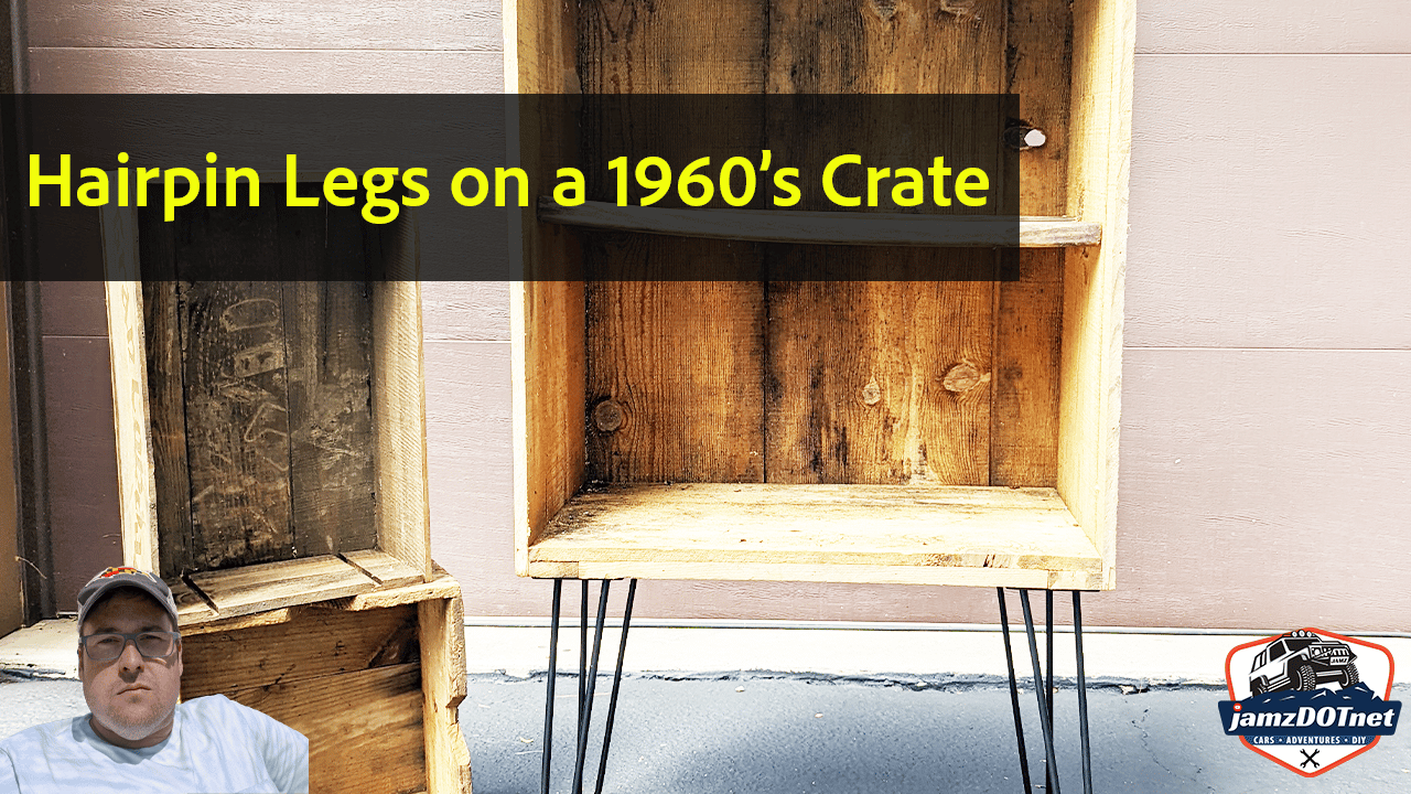 Hairpin legs and building a stand with a 1960s Electric Coil Crate