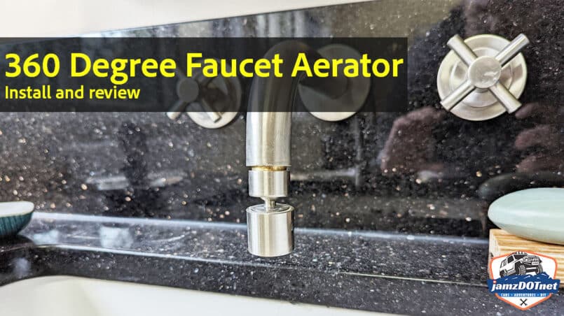 Amazon 360 degree faucet aerator