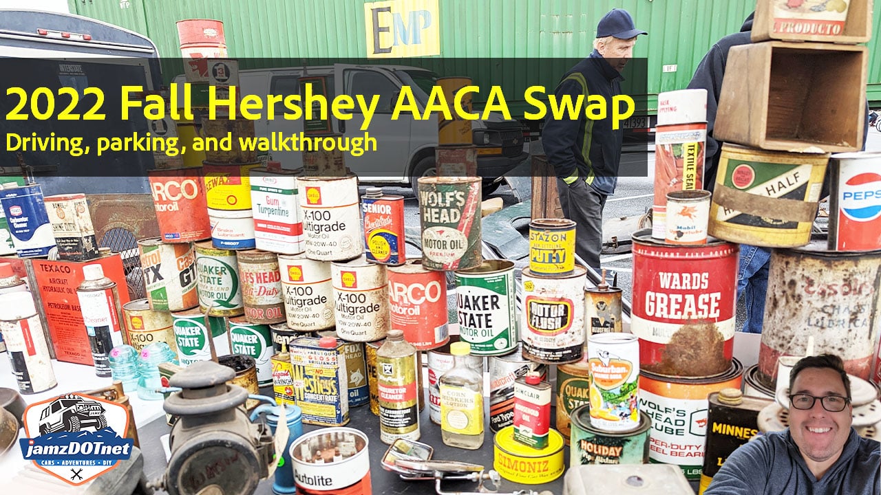 2022 Hershey AACA Fall Swap – driving, walkthrough, and pickup! An excellent watch for first-timers!