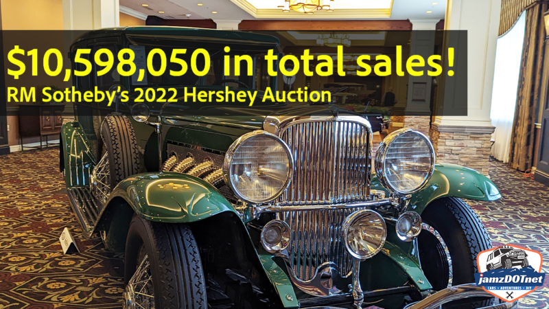 RM Sotheby’s Auction 2022 during the AACA Fall Hershey event at Hershey Lodge