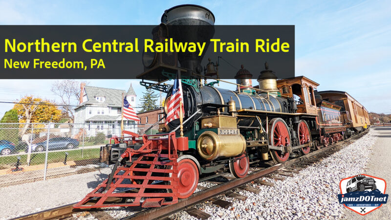 Northern Central Railway in New Freedom PA steam train ride