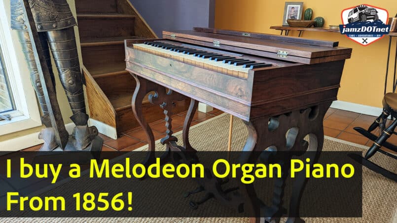 Melodeon Organ Piano from 1856