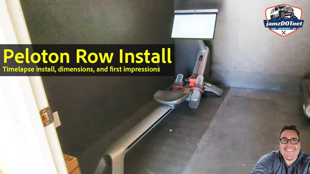 The Peloton Row arrived – time lapse install, setup, dimensions, and first impressions!