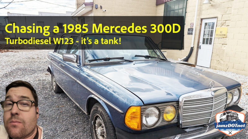 Chasing a 1985 Mercedes Benz 300D – do I buy it?
