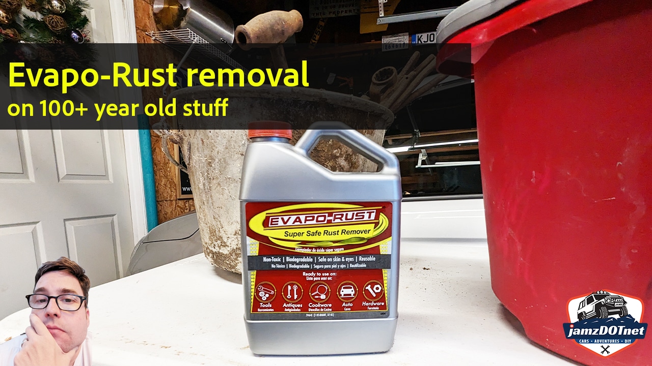 Evapo-Rust on 100-year-old stuff! Will it work?