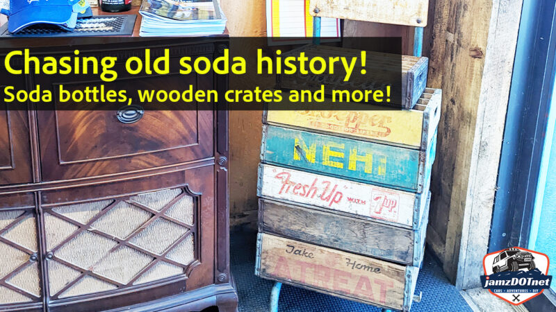 Chasing a collection of old soda bottles, crates, and other soda collectibles!