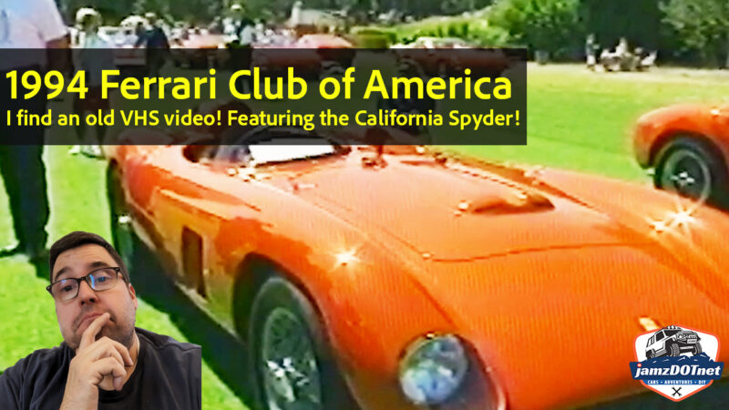 1994 Ferrari Club of America National Meet – I find an old VHS of it!