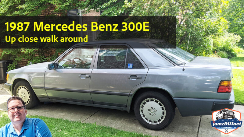 1987 Mercedes Benz 300E walk around – the W124 is a true tank!