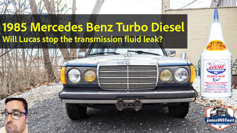 1985 Mercedes Benz 300D will Lucas transmission fix stop the seal leak
