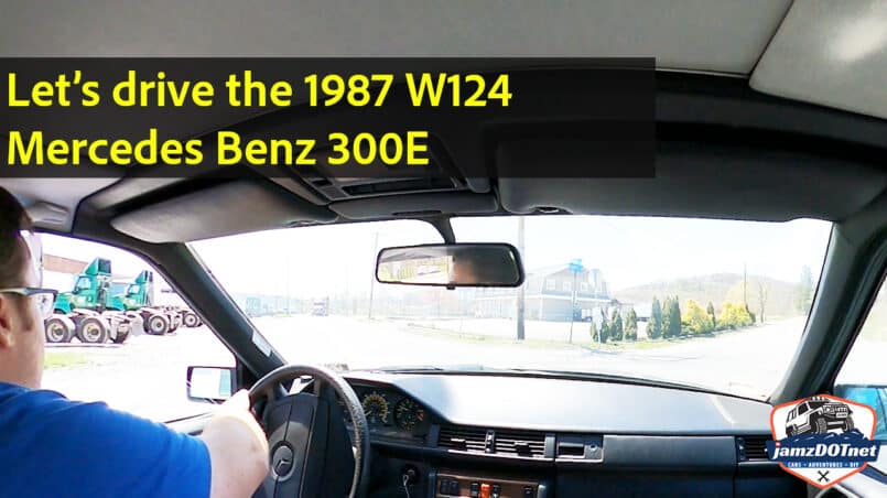 driving the 1987 mercedes benz 300e