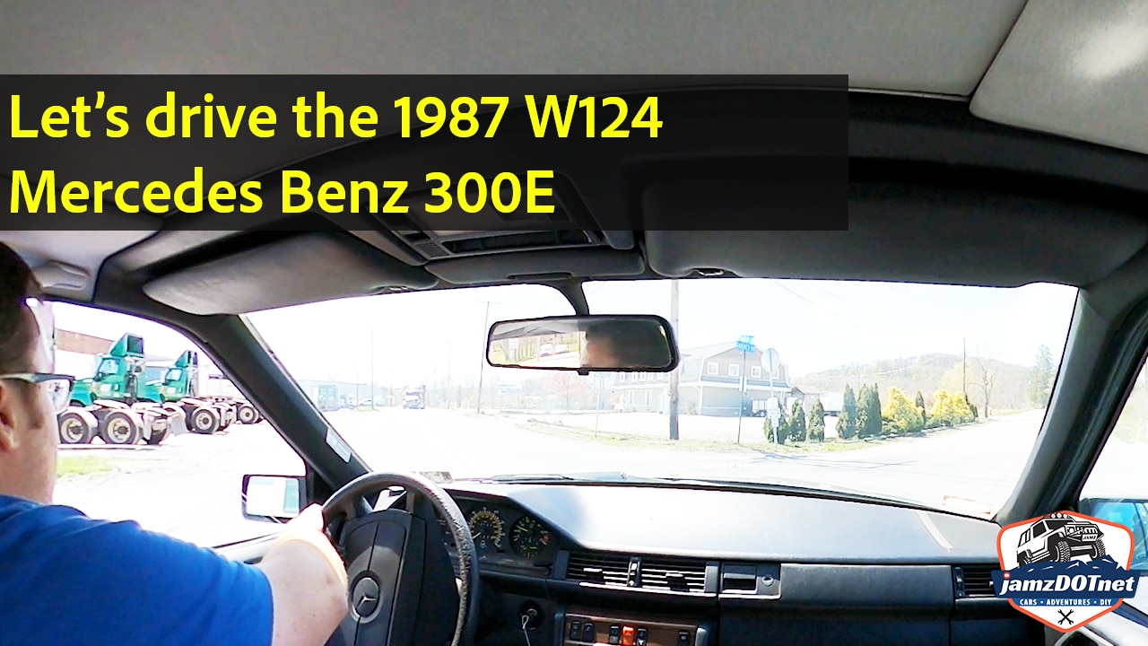 Let’s drive the 1987 Mercedes Benz 300E W124, buckle up!