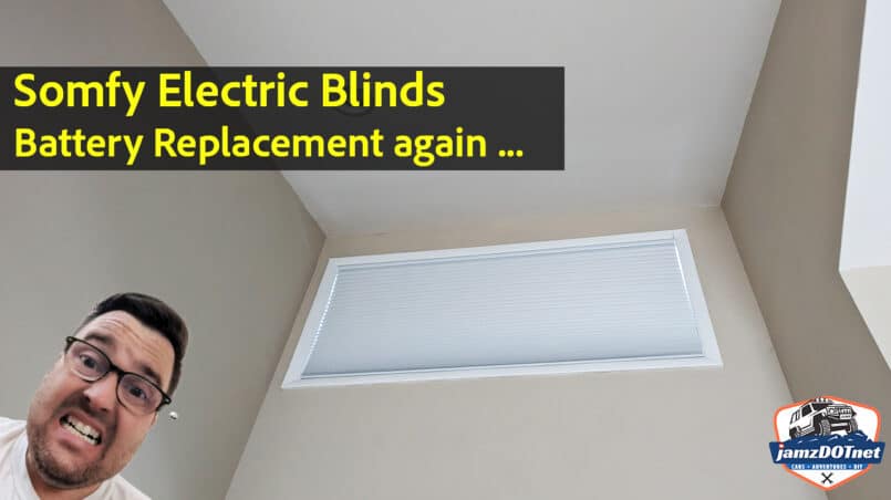 Somfy Electric Blinds battery replacement