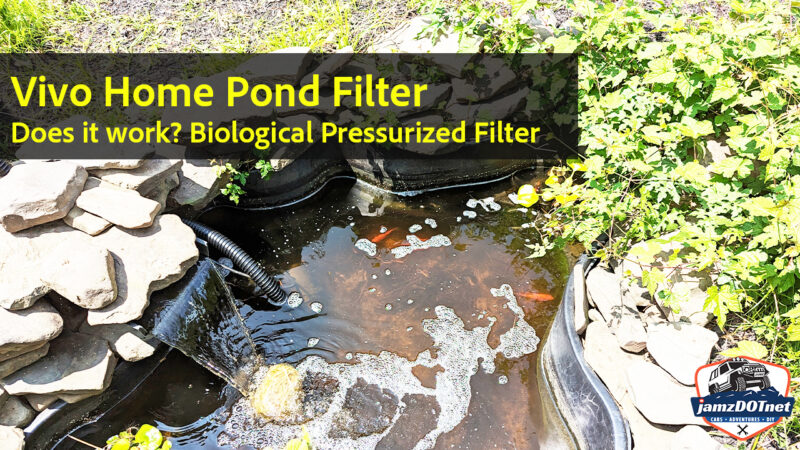 Vivo Home Pressurized Pond Filter – will it clear this dirty garden pond?