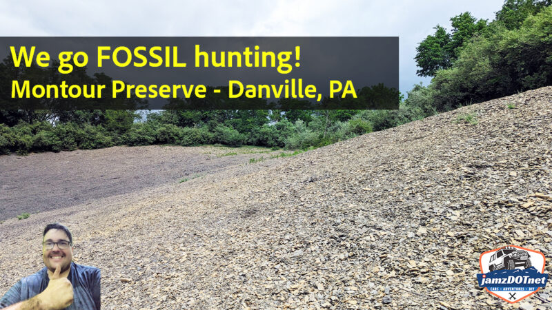 We go fossil hunting at The Montour Preserve Fossil Pit