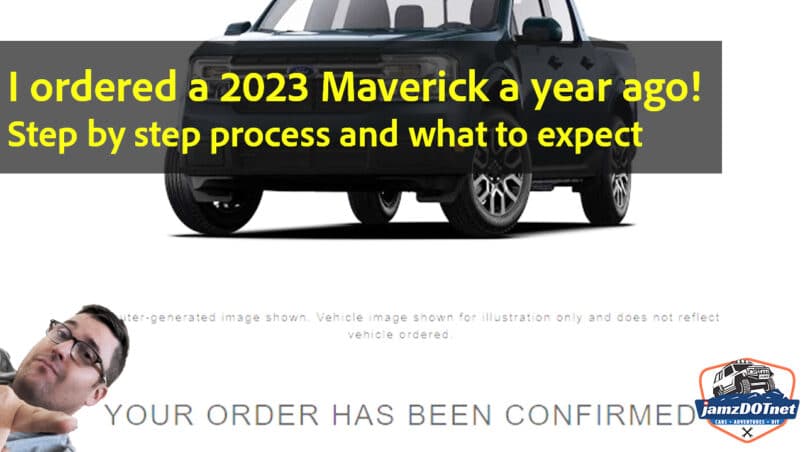 I ordered a 2023 Ford Maverick