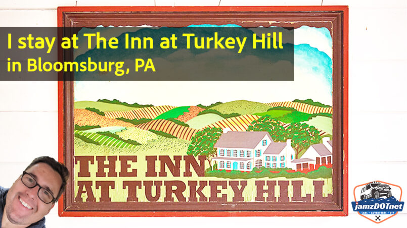 I stay at The Inn at Turkey Hill in Bloomsburg