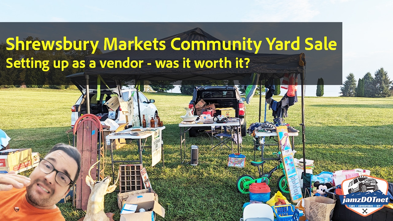 Shrewsbury Markets Community Yard Sale (Shrewsbury Pennsylvania) – my experience as a vendor!