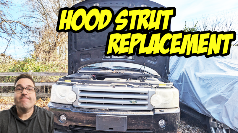 Range Rover hood strut replacement