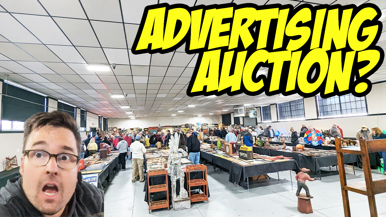 I go to an advertising auction – what automobilia do I buy?
