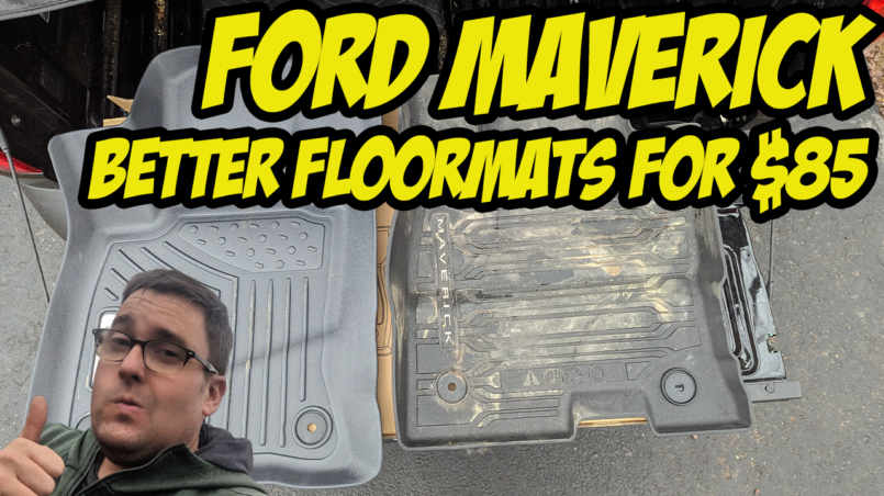 Ford Maverick upgraded floor mats