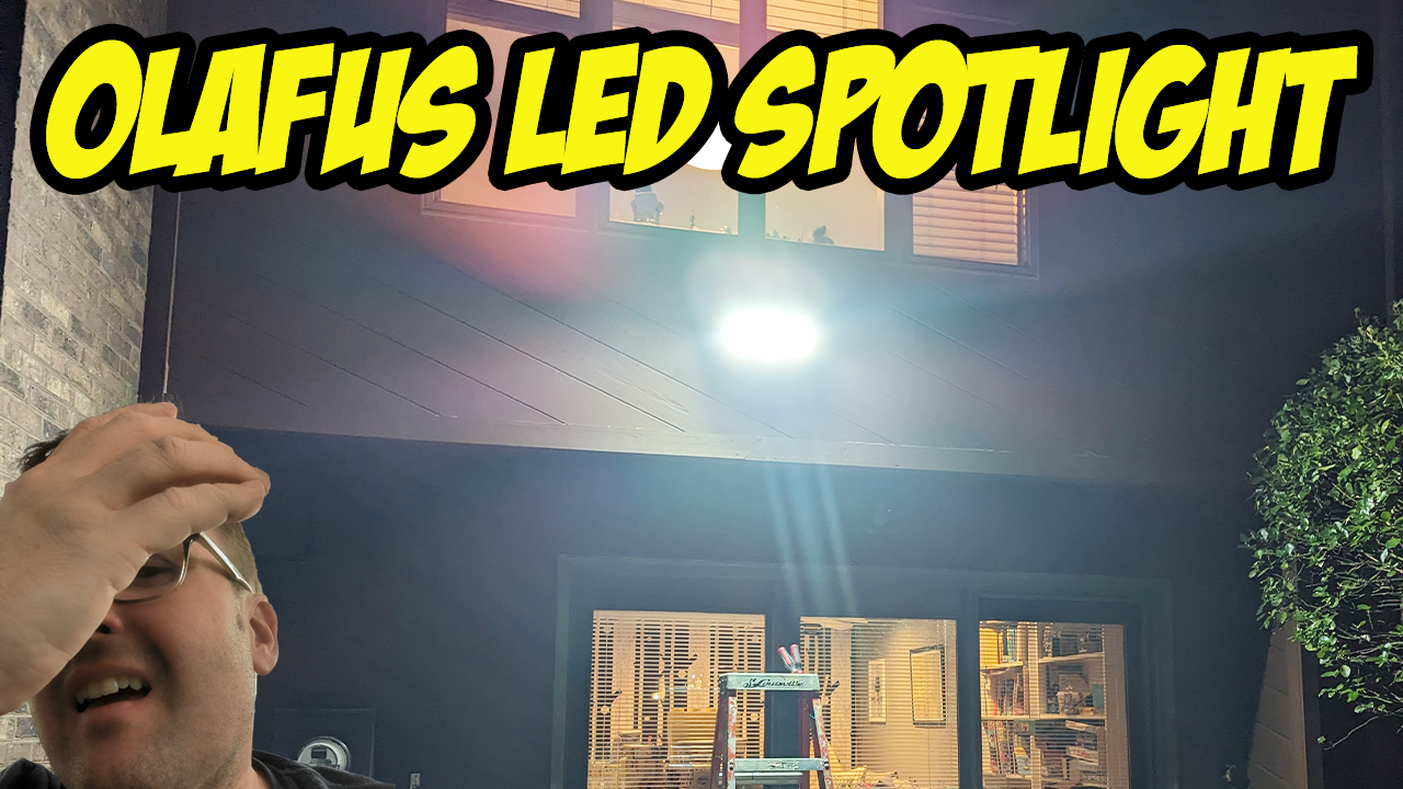 Illuminate Your Night: The Olafus 65W LED Revolution – Ultra-Bright, Energy-Saving Security! #diy