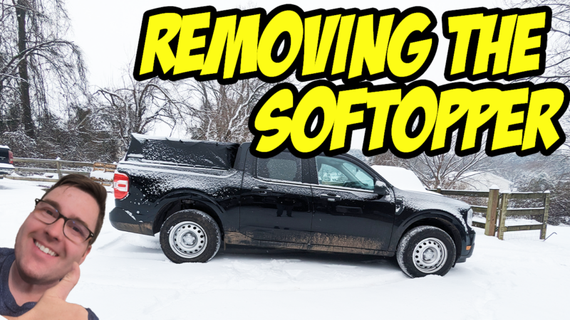 Removing the Softopper on my 2023 Ford Maverick