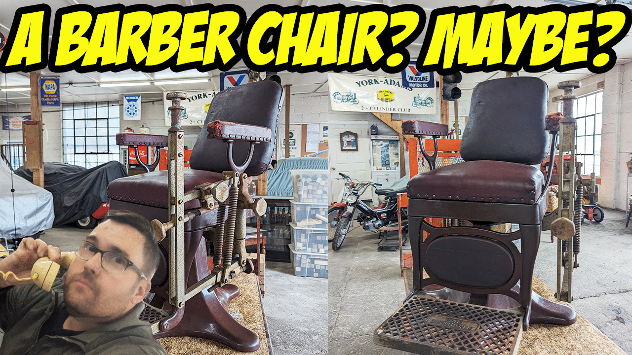 Chasing an early 1900s Barber Chair .. or is it a Dental Chair?