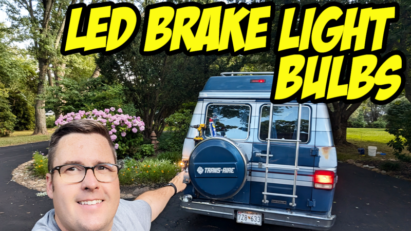 Let’s put LED brake light bulbs in the Chevrolet G20 van! Are these AUTOONE brand bulbs any good?