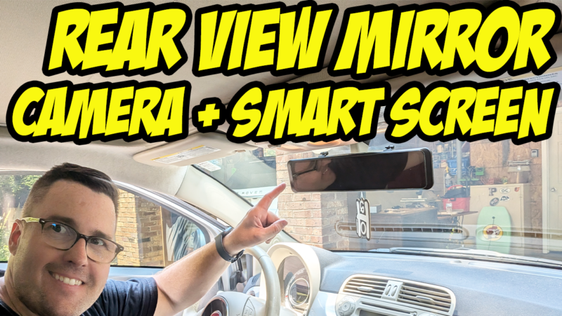 Aoocci Rear view mirror camera with Carplay and Android Auto – let’s install it!