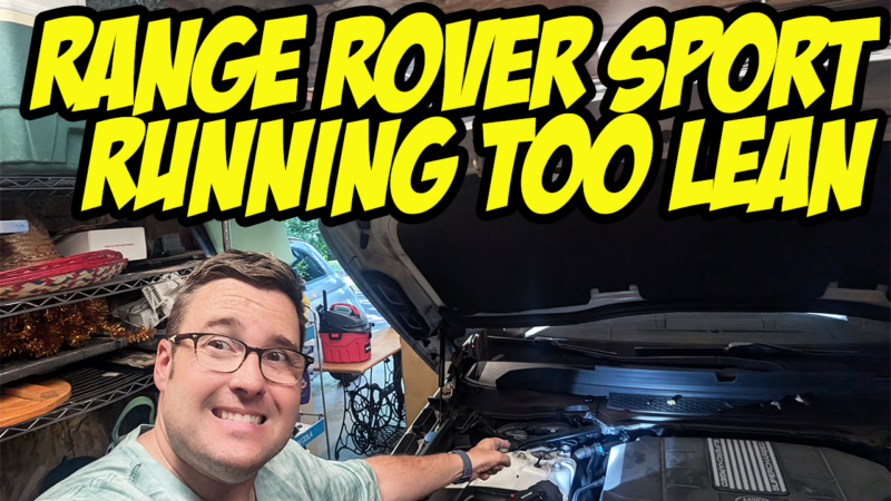 Range Rover Sport P2189 and P2187 error codes (running too lean!) – what fixed it?