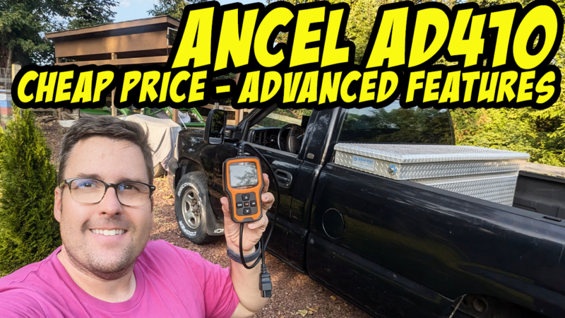 Cheap but but advanced features – The Ancel AD410 ODBII Diagnostic Scanner